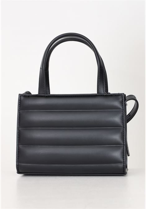 Black Line Quilt Mini Tote shoulder bag for women CALVIN KLEIN | K60K612116BEH